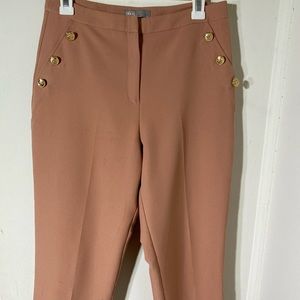 ASOS Women’s Pants Pink Casual Dress High Rise Boyfriend Pants Bejeweled Size 6